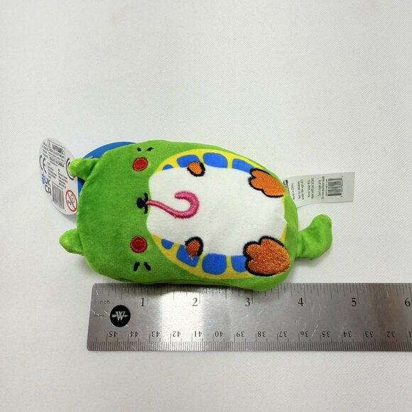 Cats Pickles Bean Bag Plush Toy Ribit 219 Green Tree Frog Squishy Weighted Small - Picture 3 of 6